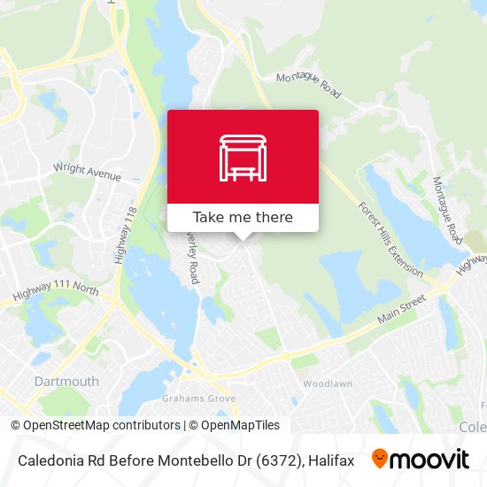 Caledonia Rd Before Montebello Dr (6372) map