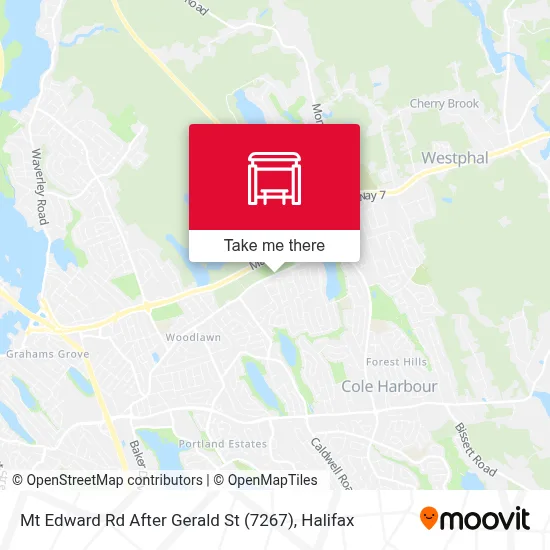 Mt Edward Rd After Gerald St (7267) map