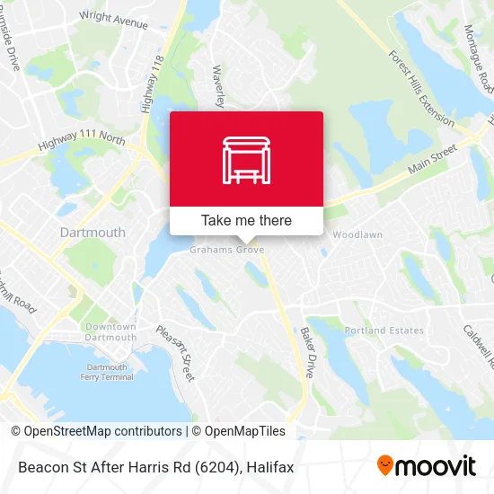 Beacon St After Harris Rd (6204) map