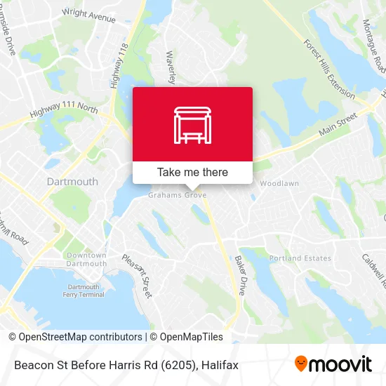 Beacon St Before Harris Rd (6205) plan