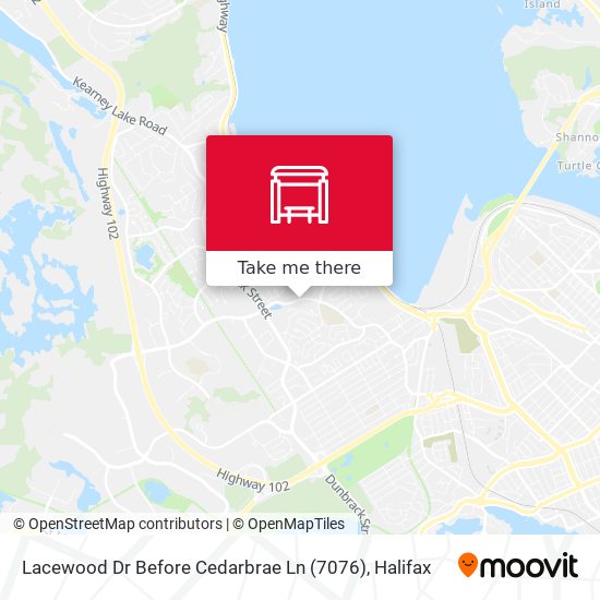 Lacewood Dr Before Cedarbrae Ln (7076) map