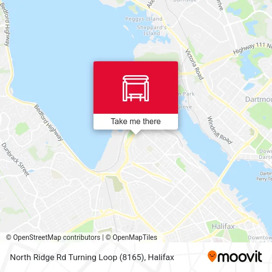 North Ridge Rd Turning Loop (8165) map