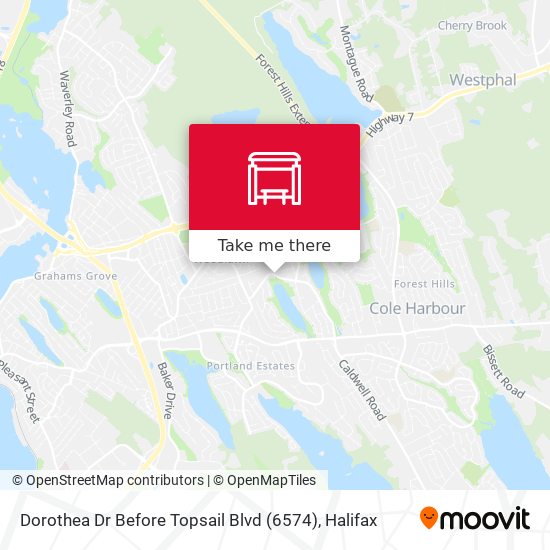 Dorothea Dr Before Topsail Blvd (6574) map