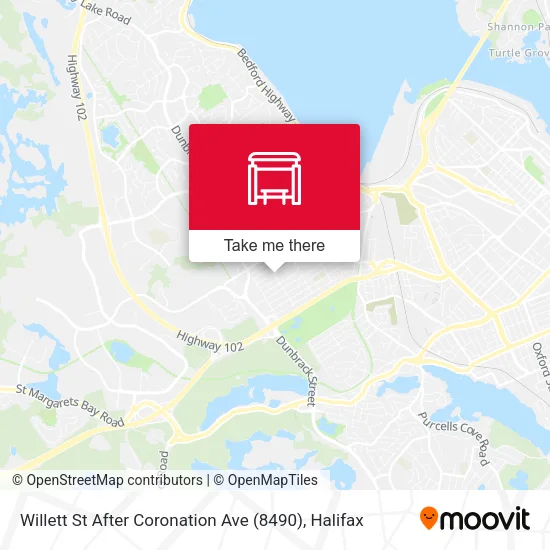 Willett St After Coronation Ave (8490) map