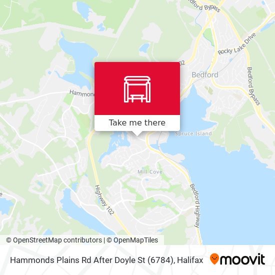 Hammonds Plains Rd After Doyle St (6784) map