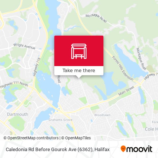 Caledonia Rd Before Gourok Ave (6362) map