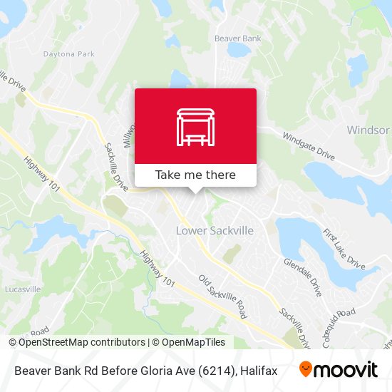 Beaver Bank Rd Before Gloria Ave (6214) map