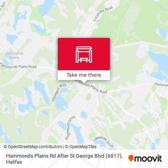 Hammonds Plains Rd After St George Blvd (6817) map