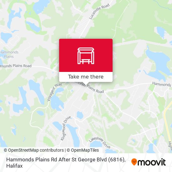 Hammonds Plains Rd After St George Blvd (6816) plan