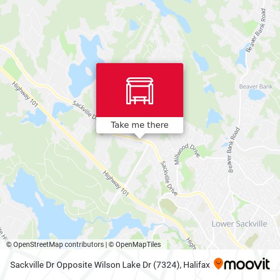 Sackville Dr Opposite Wilson Lake Dr (7324) map