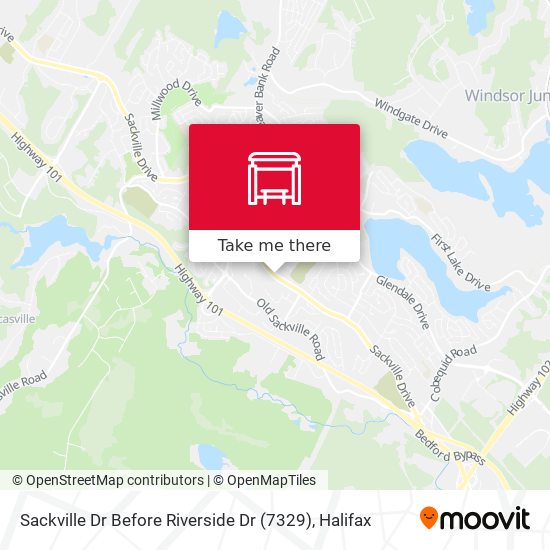 Sackville Dr Before Riverside Dr (7329) map