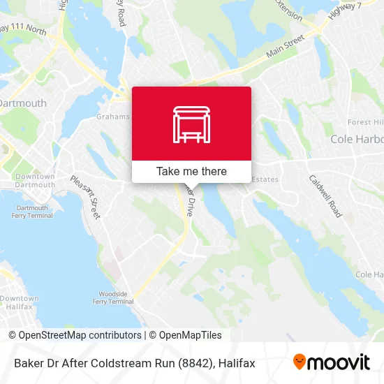 Baker Dr After Coldstream Run (8842) map