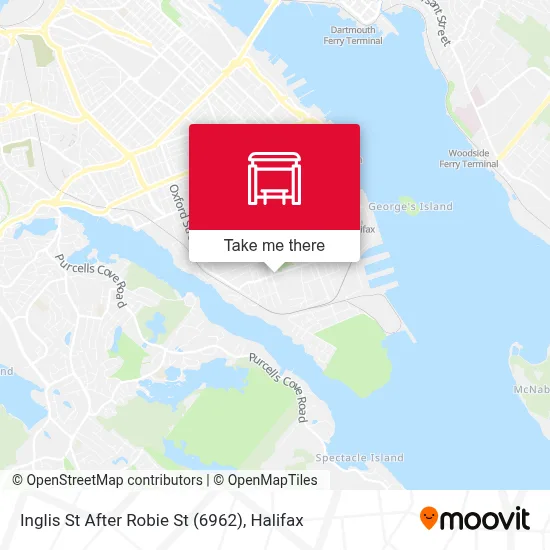 Inglis St After Robie St (6962) map