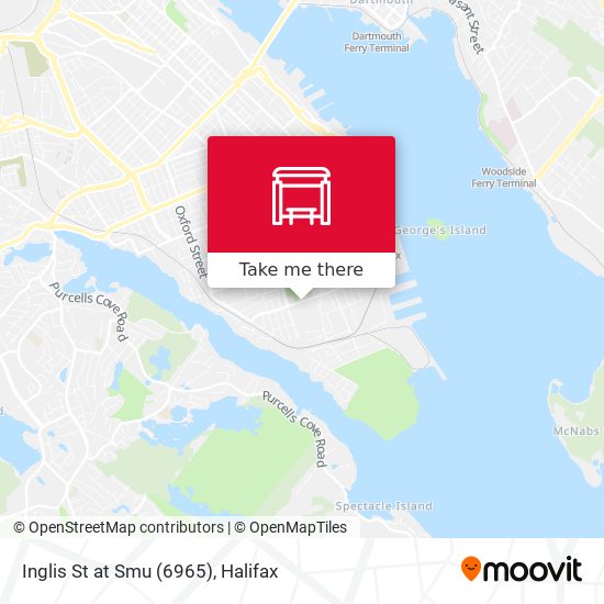 Inglis St at Smu (6965) map