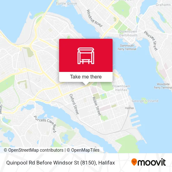 Quinpool Rd Before Windsor St (8150) map