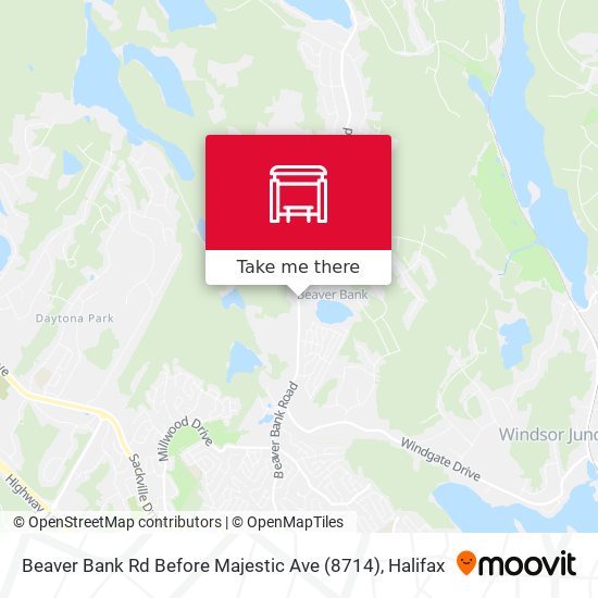 Beaver Bank Rd Before Majestic Ave (8714) map