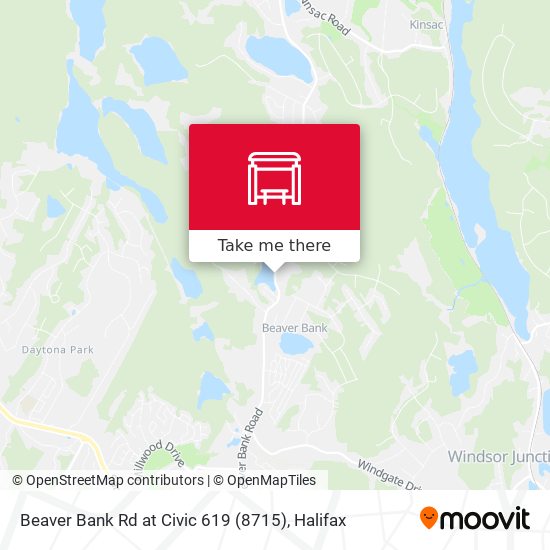 Beaver Bank Rd at Civic 619 (8715) map