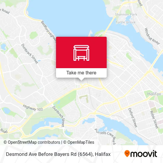 Desmond Ave Before Bayers Rd (6564) plan