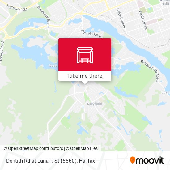 Dentith Rd at Lanark St (6560) map