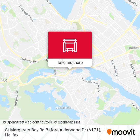 St Margarets Bay Rd Before Alderwood Dr (6171) map