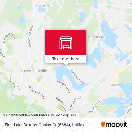 First Lake Dr After Quaker Cr (6684) map