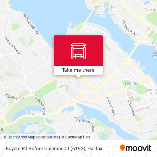 Bayers Rd Before Coleman Ct (6193) map