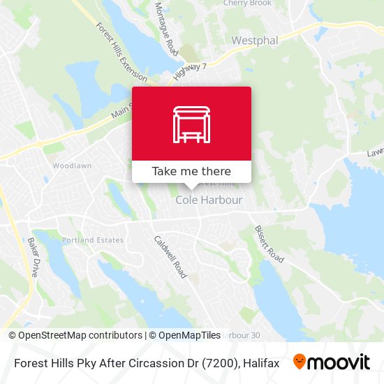 Forest Hills Pky After Circassion Dr (7200) map