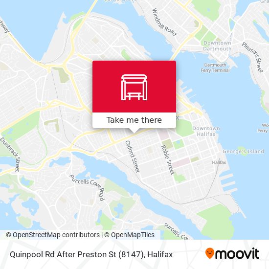 Quinpool Rd After Preston St (8147) map