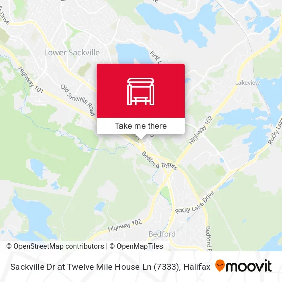 Sackville Dr at Twelve Mile House Ln (7333) map