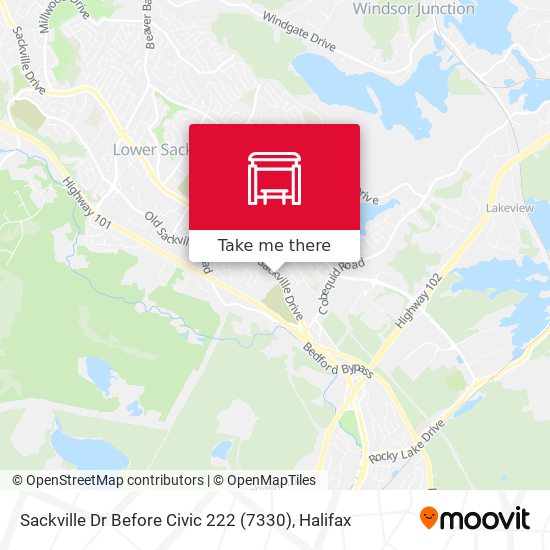 Sackville Dr Before Civic 222 (7330) map