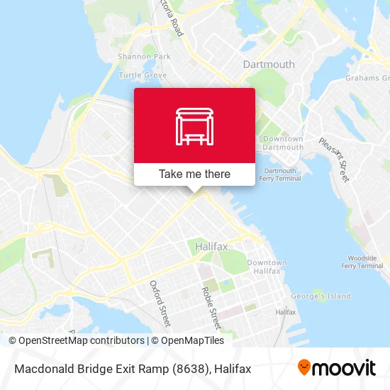 Macdonald Bridge Exit Ramp (8638) map