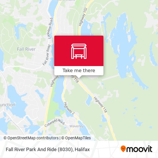 Fall River Park And Ride (8030) plan