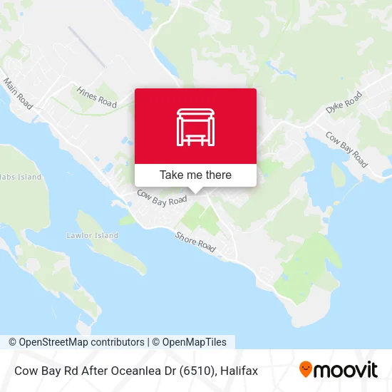 Cow Bay Rd After Oceanlea Dr (6510) map