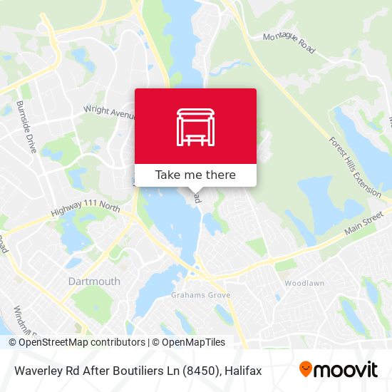 Waverley Rd After Boutiliers Ln (8450) map