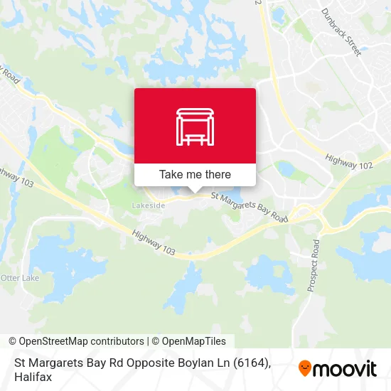 St Margarets Bay Rd Opposite  Boylan Ln (6164) map