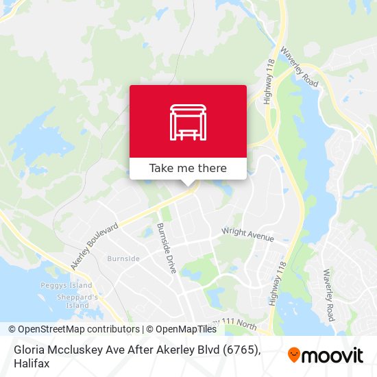 Gloria Mccluskey Ave After Akerley Blvd (6765) map