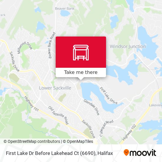 First Lake Dr Before Lakehead Ct (6690) map