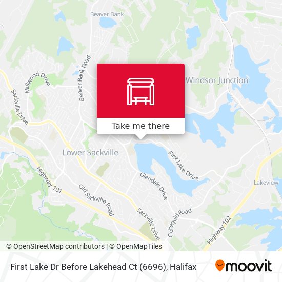 First Lake Dr Before Lakehead Ct (6696) map