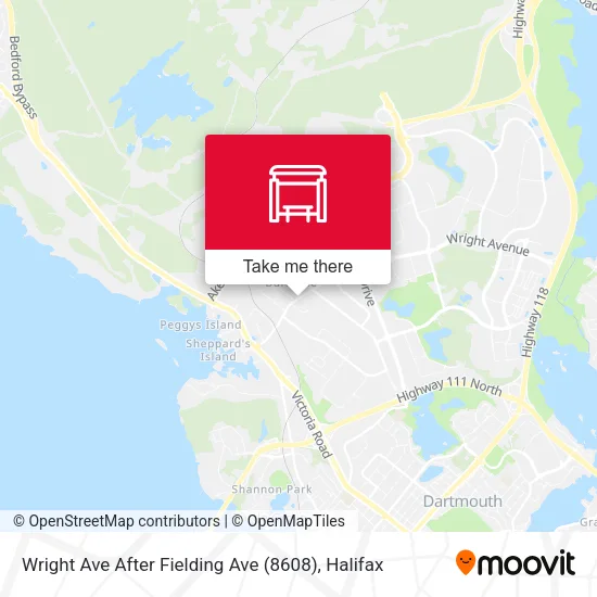 Wright Ave After Fielding Ave (8608) map