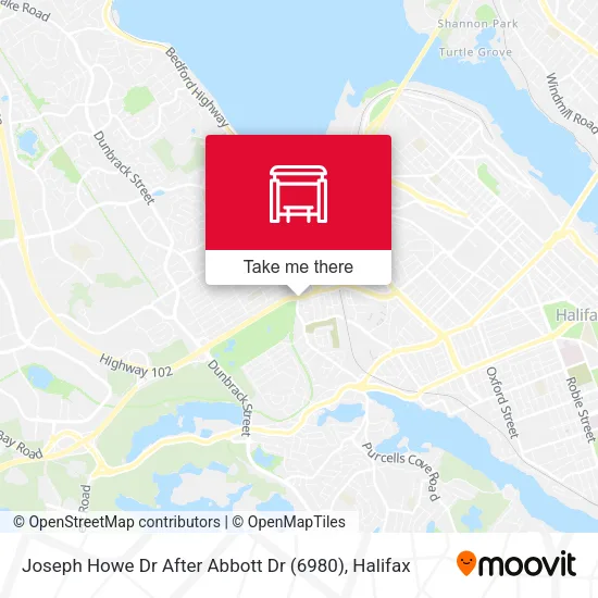 Joseph Howe Dr After Abbott Dr (6980) map