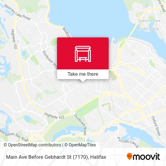 Main Ave Before Gebhardt St (7170) map