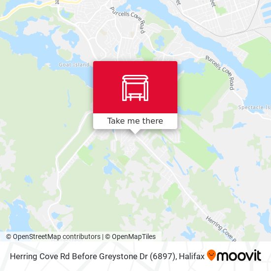 Herring Cove Rd Before Greystone Dr (6897) map