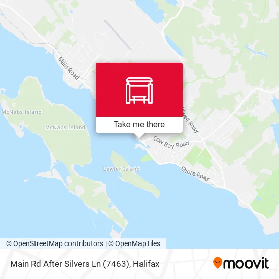 Main Rd After Silvers Ln (7463) map