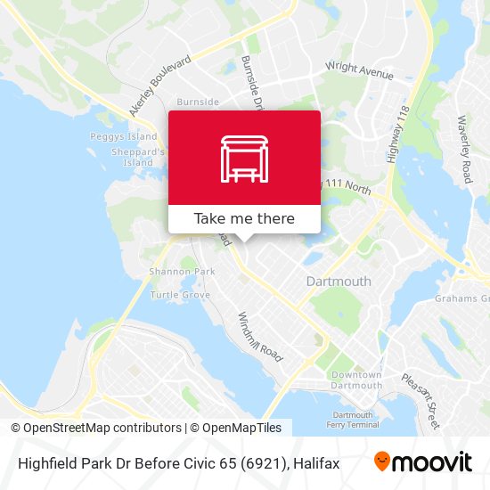 Highfield Park Dr Before Civic 65 (6921) map