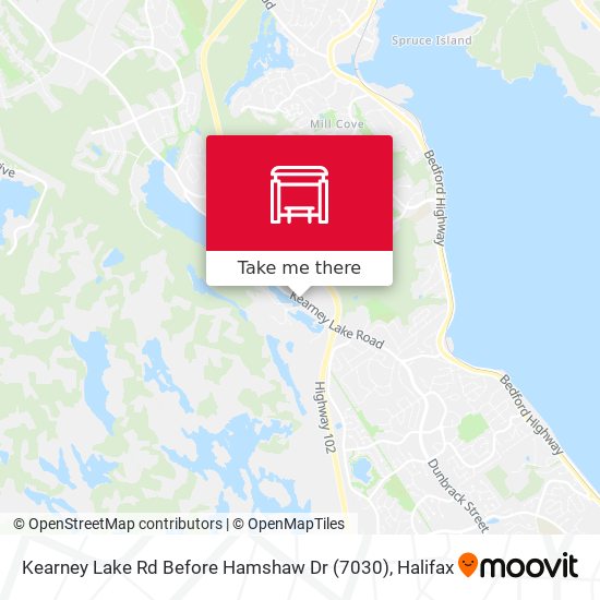 Kearney Lake Rd Before Hamshaw Dr (7030) plan