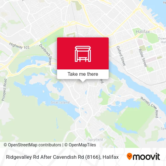 Ridgevalley Rd After Cavendish Rd (8166) map