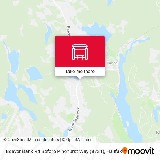 Beaver Bank Rd Before Pinehurst Way (8721) map