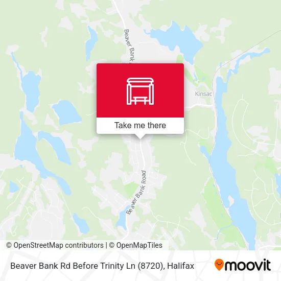 Beaver Bank Rd Before Trinity Ln (8720) map