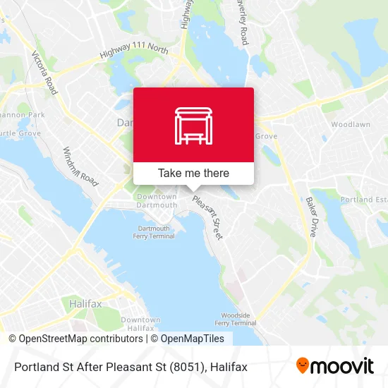 Portland St After Pleasant St (8051) plan