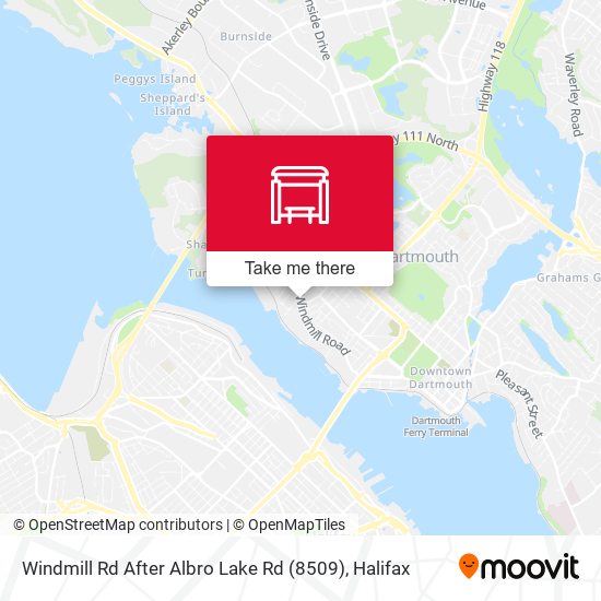 Windmill Rd After Albro Lake Rd (8509) map
